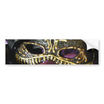 Black Masquarade Bumper Sticker