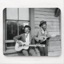 Black Men Playing Guitar, 1902 Mousepads
