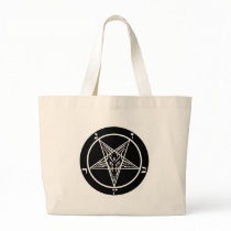black metal, baphomet, lord of darkness! tote bag