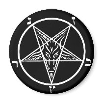 black metal, baphomet, lord of darkness! magnets