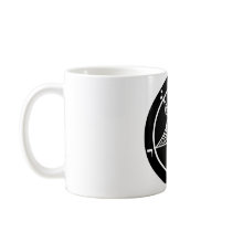 black metal, baphomet, lord of darkness! coffee mug