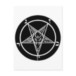 black metal, baphomet, lord of darkness! postcards