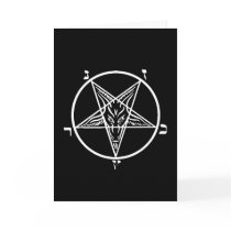 Black metal blank greeting card