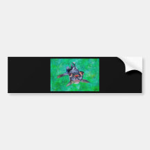 Black Moor Goldfish Bumper Stickers