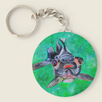 Black Moor Goldfish keychains