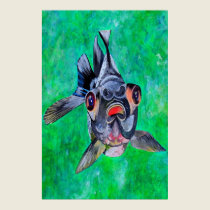 Black Moor Goldfish posters