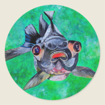 Black Moor Goldfish stickers