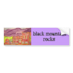 black mountain rocks bumper sticker