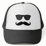 Black Moustache and Sunglasses Humour Gift hats