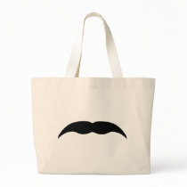 black moustache bag