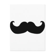 Black Moustache Postcards