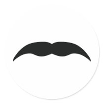 black moustache