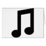 black music note icon cards