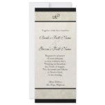 Black n Cream Red Tulip Damask Wedding