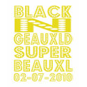 BLACK N GEAUXLD t-shirts