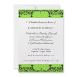 Black n White Fleur de Lis Damask Bridal Shower