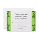 Black n White Fleur de Lis Damask Wedding