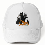 Black 'n' White 'n' Grey 'n' Orange Cats Trucker Hat