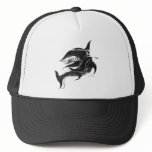 Black n White Shark hats