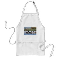 Black necked Stilt and Mallards Apron
