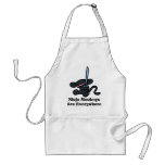 Black Ninja Kick Aprons