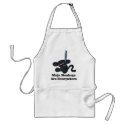 Black Ninja Kick aprons