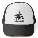 Black Ninja Kick Hats