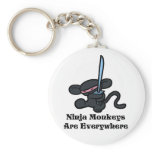 Black Ninja Kick keychains