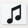 black note icon mouse mat