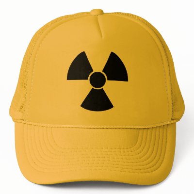 Black Nuke Trucker Hats by Volcanokitten