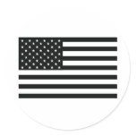 black obama america usa flag stickers