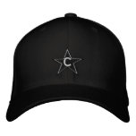 BLACK ON BLACK Embroidered Hat embroidered hats