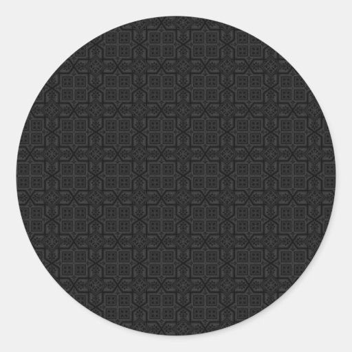 Black on Black Sticker