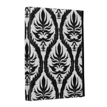 Black on White Damask Floral caseable cases
