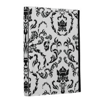 Black on White Damask caseable cases