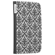 Black on White Damask Pattern caseable cases