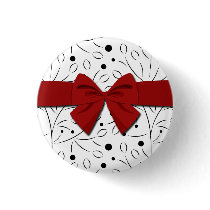 Black on White Floral Pattern