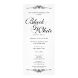 Black on white gala ball dance corporate long announcement