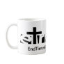 Black on White Isaiah 52:8 Coffee Mugs
