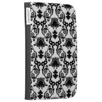 Black on White Tulip Damask Pattern caseable cases