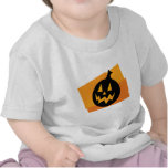 Black & Orange Pumpkin Tee Shirts