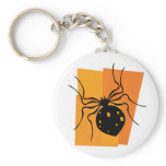Black & Orange Spider Keychain