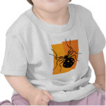 Black & Orange Spider T Shirt