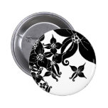 Black Orchids Pinback Buttons
