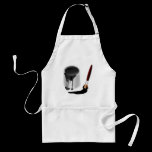 Black Paint Tin & Brush Standard Apron aprons