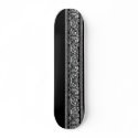 Black Paisley Skateboard Pro