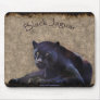 Black Panther (Black Jaguar) Wildlife Art Mousepad