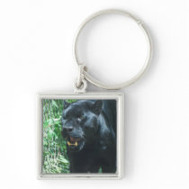 Black Panther Cat  Keychain