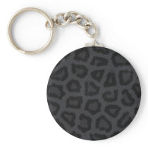 Black Panther Fur Print Key Chains