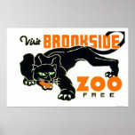 Black Panther Zoo 1937 WPA posters